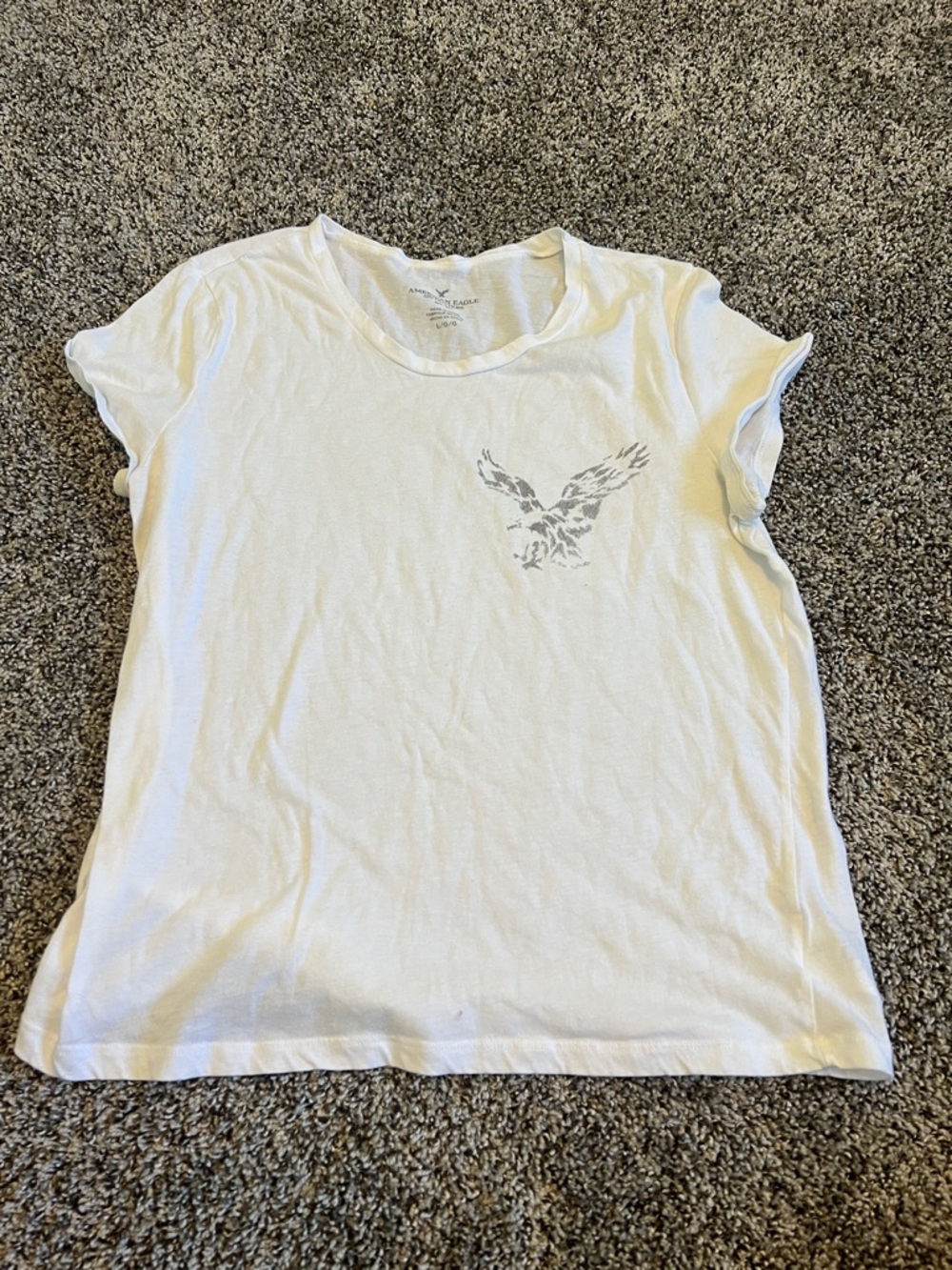 White American Eagle Tee